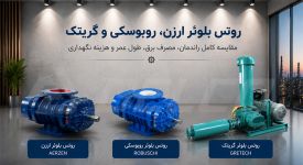 مقایسه روتس بلوئر گریتک، ارزن و روبوسکی از نظر راندمان، مصرف برق، طول عمر و هزینه نگهداری
