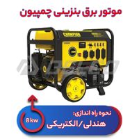 خرید موتور برق بنزینی (champion 8kw) 97001i-p-uk [کف قیمت + گارانتی]