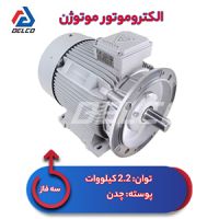 خرید الکتروموتور 2.2 پوسته چدن موتوژن [کف قیمت + گارانتی]